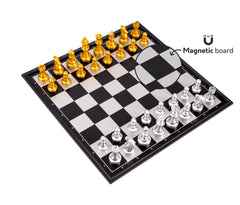 Big Mo’s Toys folding chess board doubles as a storage tray.