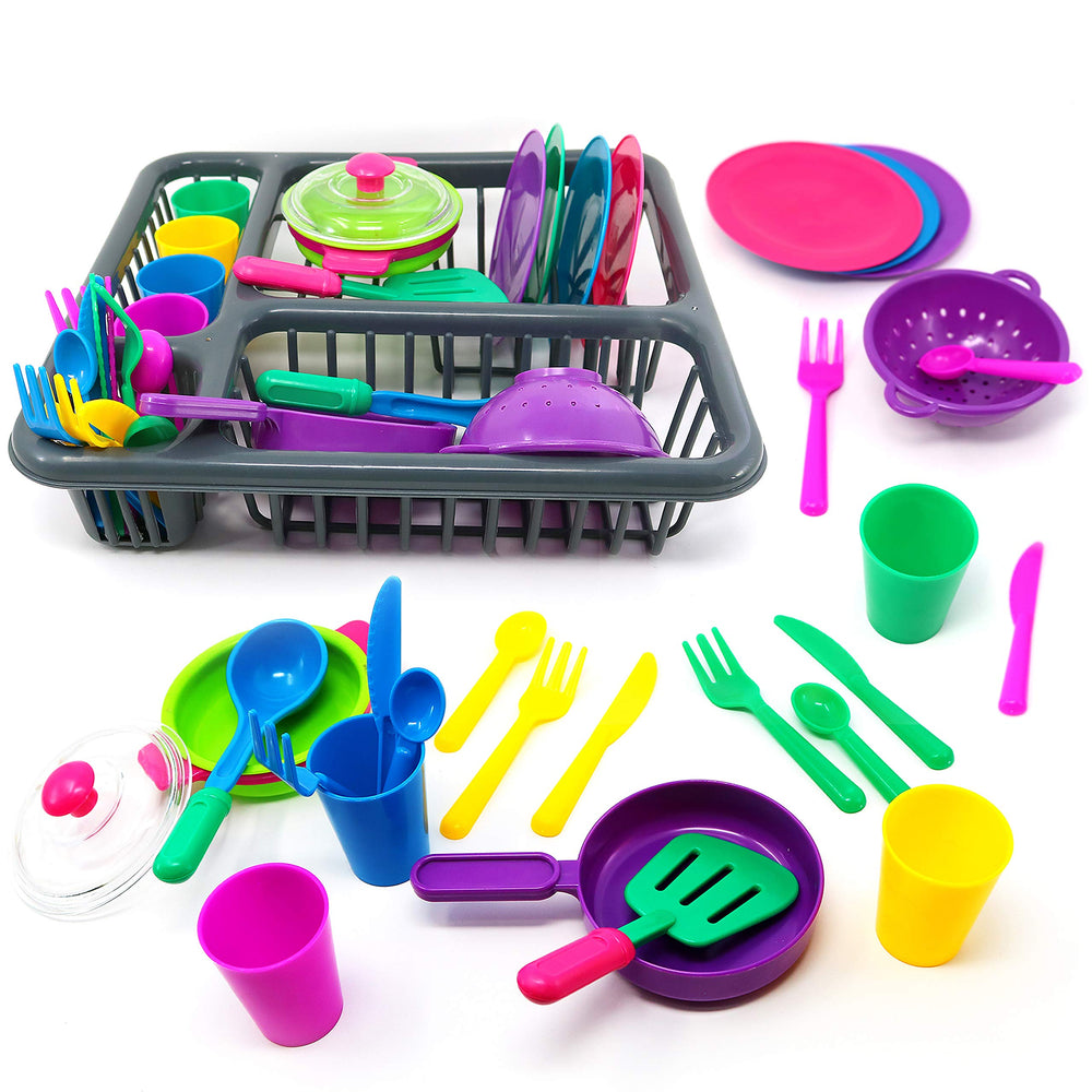 Big Mo's Toys pretend play dishes plates-cups-spoons for imaginative kitchen play