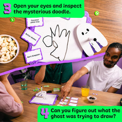 Big Potato Ghosts Cant Draw topics cards showcase spooky prompts to spark quick rounds