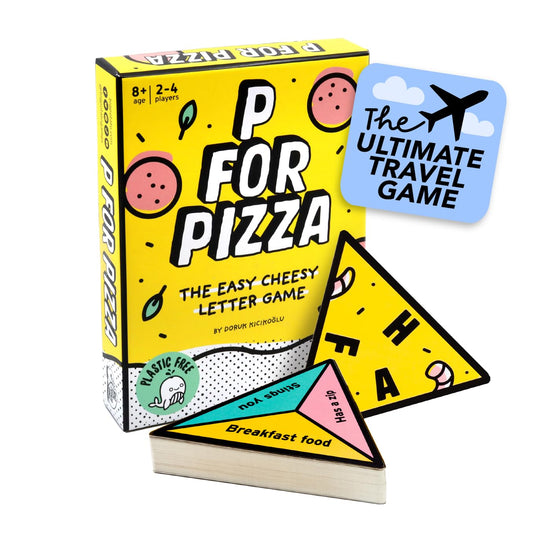 Big Potato P for Pizza front cover, ideal for family game night.