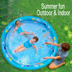 Big Summer 3 Rings Kiddie Pool dual bubble bottom provides extra safety and comfort.