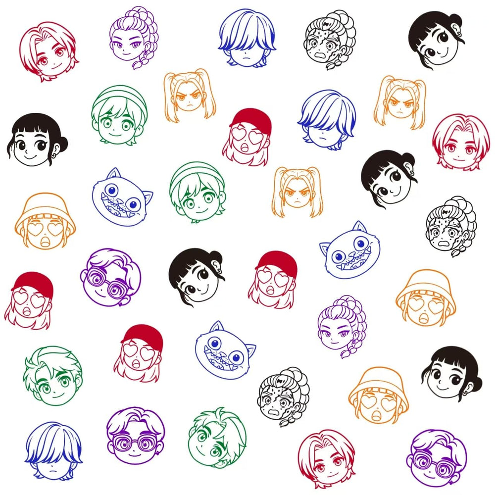 Bigirl pre-inked stampers offer quick, mess-free decorating for celebrations.
