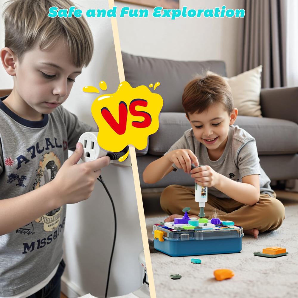 BIGRANK light bulbs and sounds module provide creative feedback during builds.