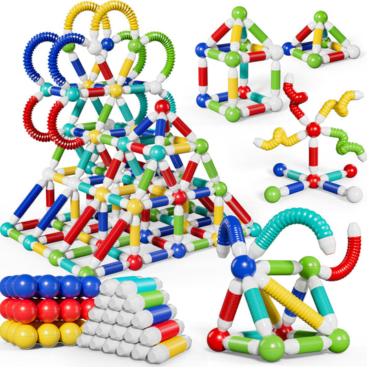 BIGRANK magnetic building blocks 72 pcs assembly promotes spatial reasoning and creative play.