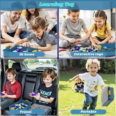 BIGRANK travel-friendly desk setup supports education on the go.