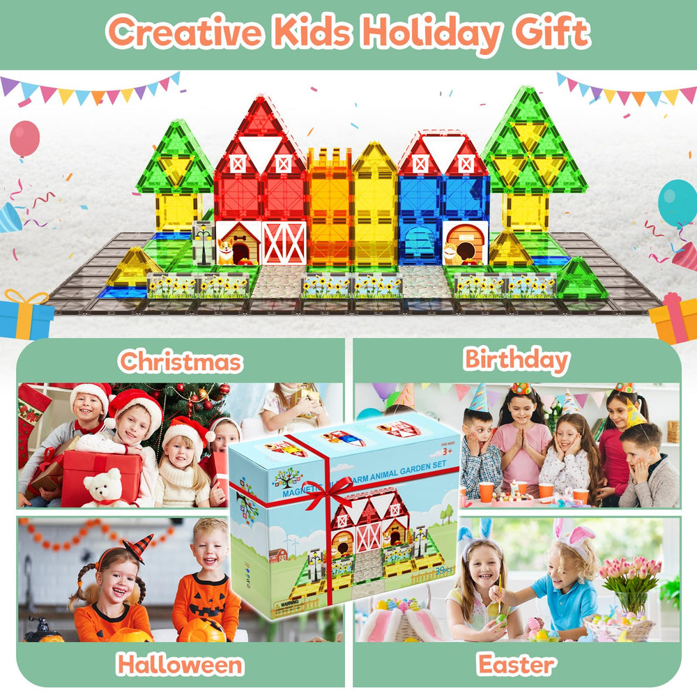 BigShu garden scene tiles inspiring collaborative play and social interaction
