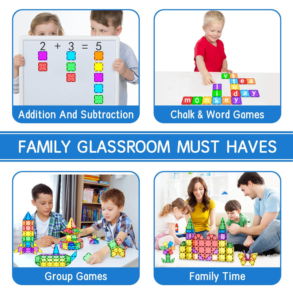 Kids building with BigShu tiles in action promoting cooperative play and spatial awareness.