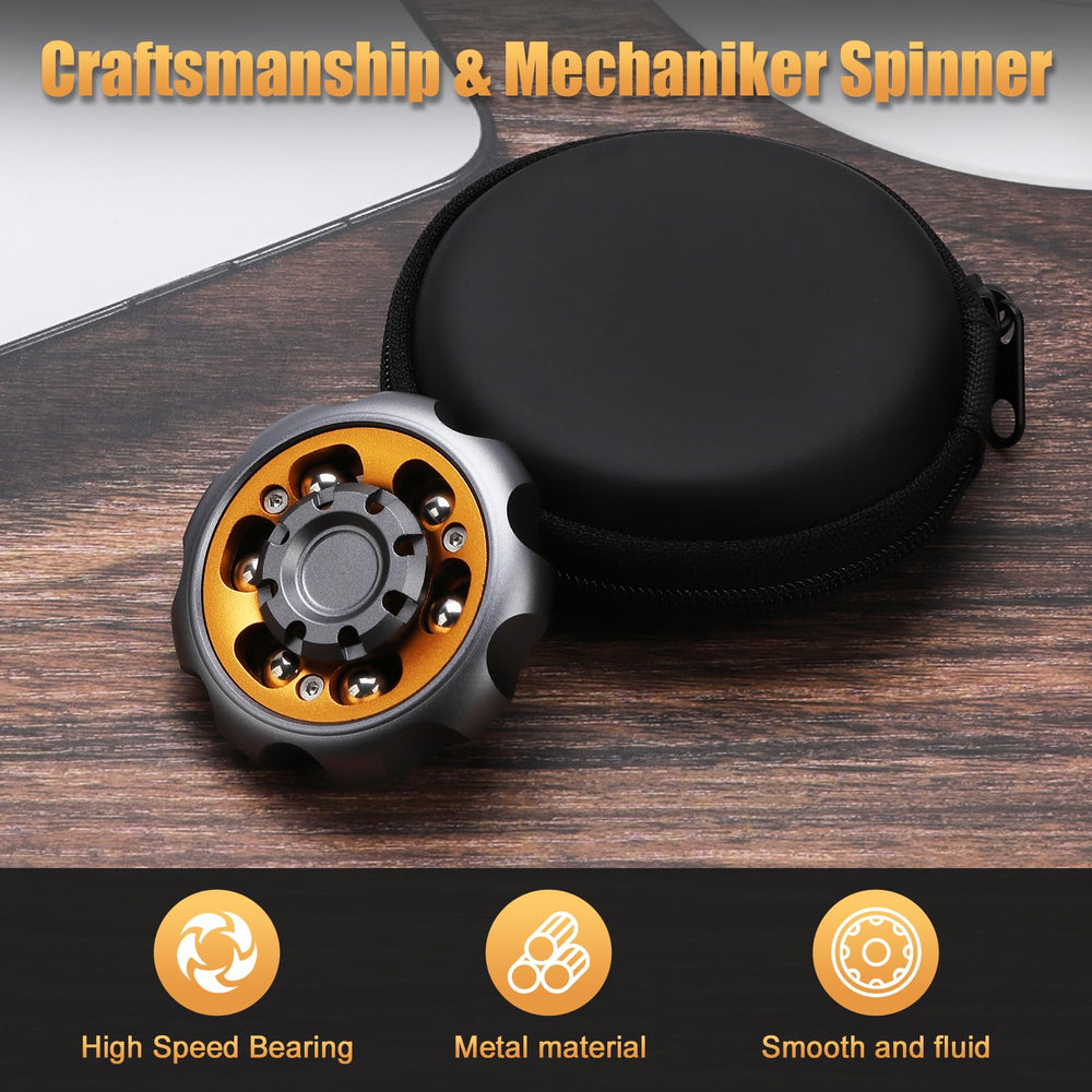 Bihevn Grey spinner with click-ready bearings for satisfying feedback