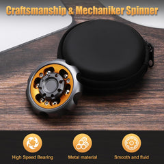 Bihevn Grey spinner with click-ready bearings for satisfying feedback