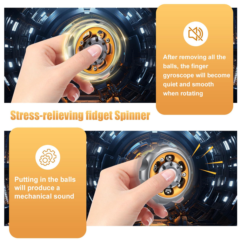 Bihevn Metal Precision Spinner held in hand for focus sessions