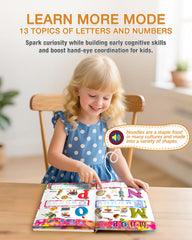 Biidi 13 themed pages with vibrant letters and numbers.