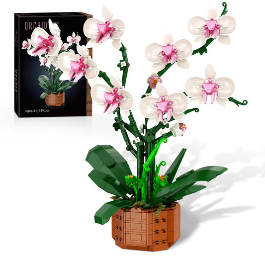 Bilinott Orchid blocks close-up of lifelike bloom for stylish home decor.