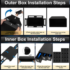 BILIPLE detachable design supports flexible, modular card storage