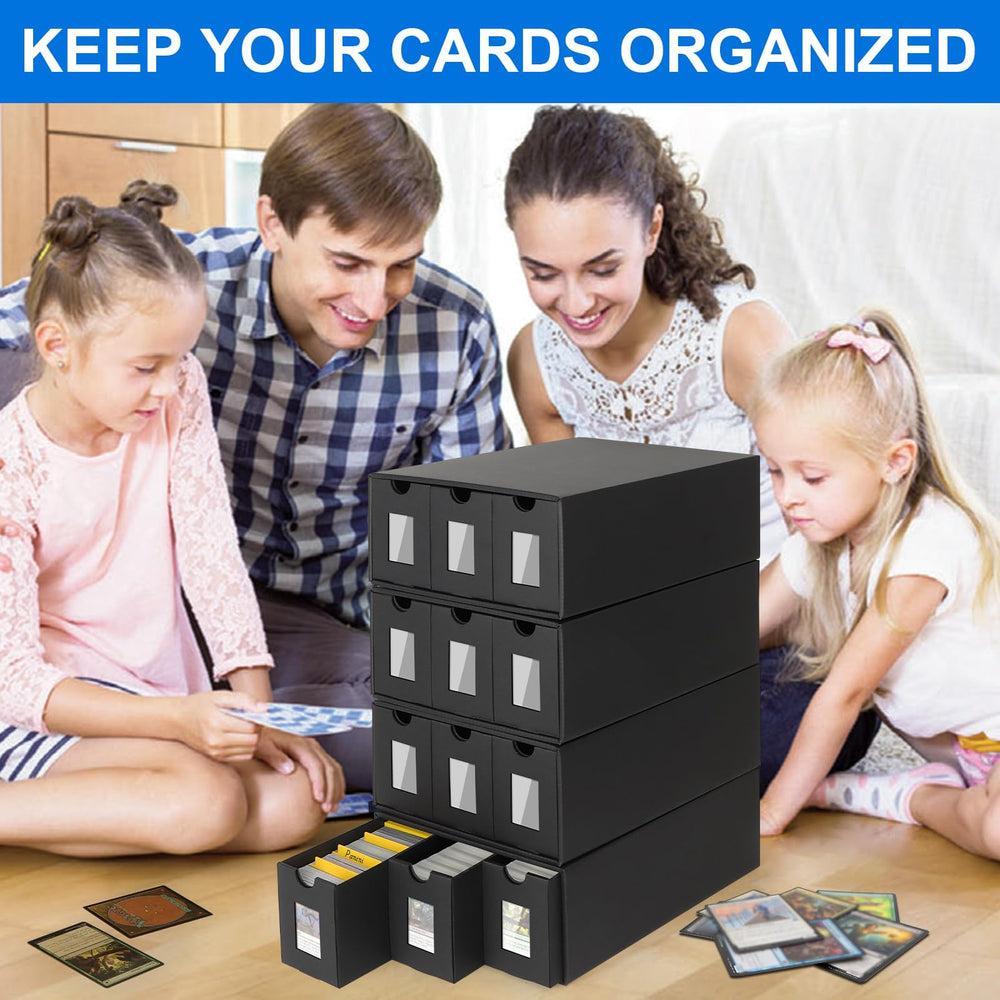 BILIPLE storage fits TCG MTG PTCG and sports cards with ample space.