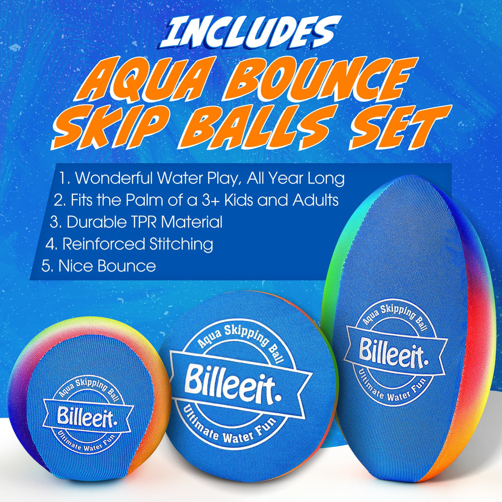 Billeeit rainbow water disc 1, ideal for beach and pool activities.