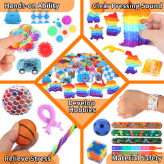 BillFULL fidget tubes four-pack for quick focus breaks