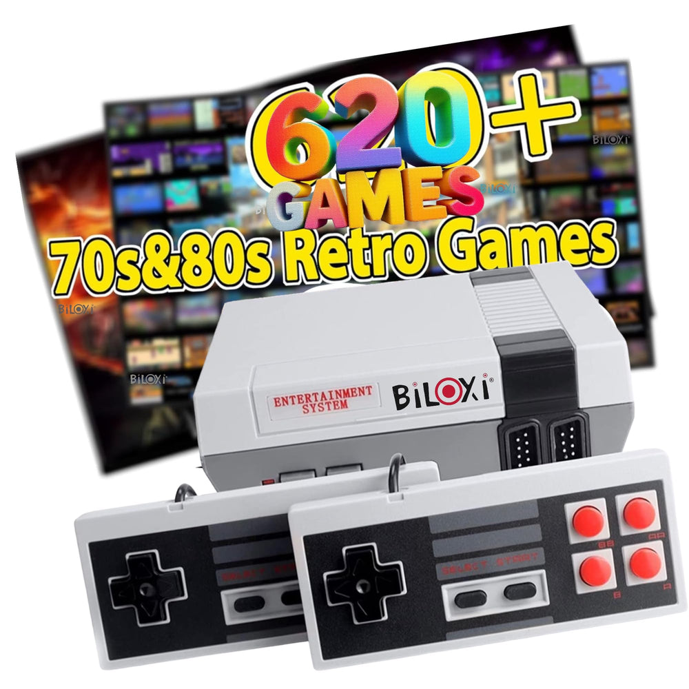 Biloxi 620 console front view for quick retro gaming on any TV