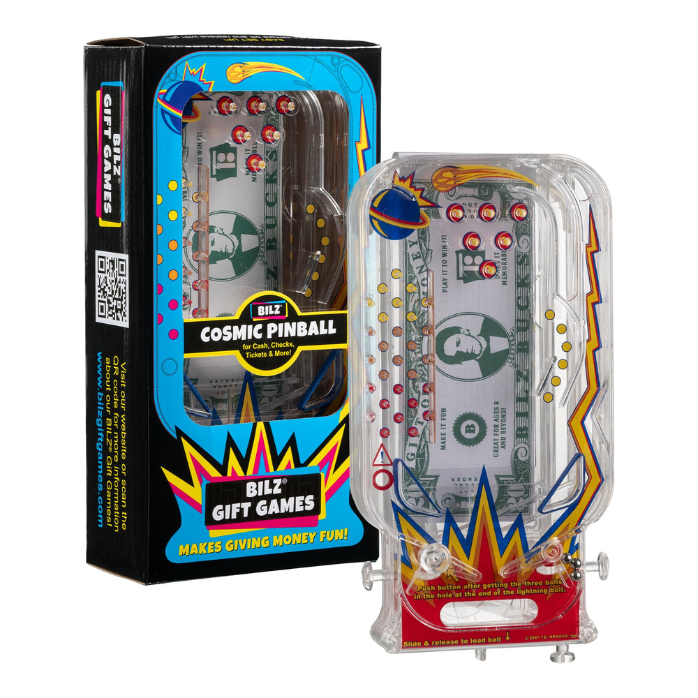 BILZ Cosmic Pinball drawer open reveals a surprise gift for a memorable moment.