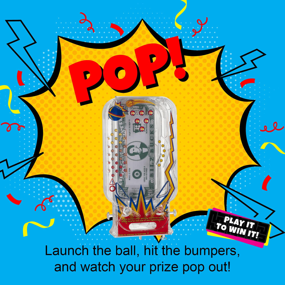 BILZ Cosmic Pinball prize reveal shows the reward after player success.
