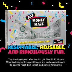 BILZ Money Maze reusable durability underscores a sustainable gift idea.