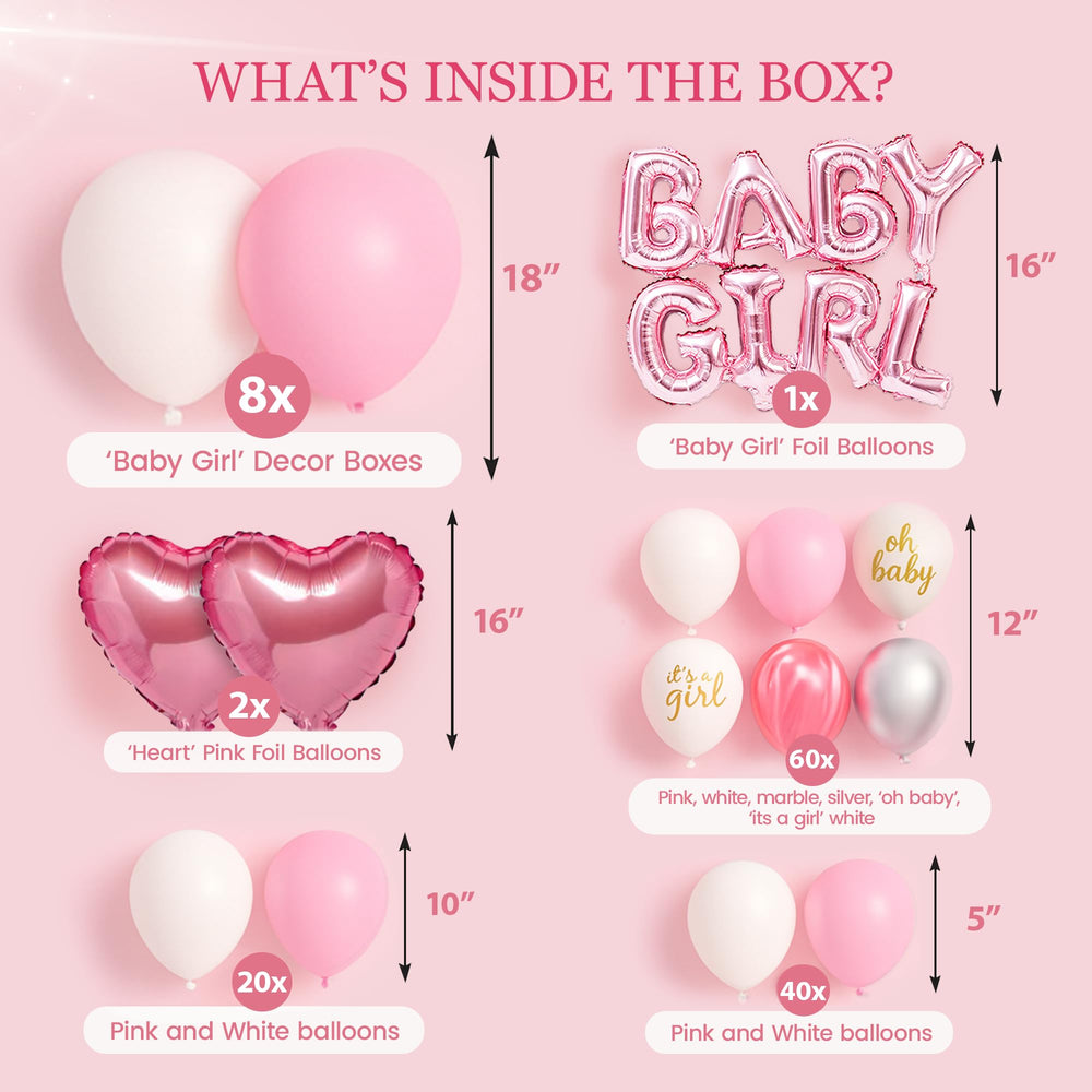 BIMASO pink banner set for cohesive party decor