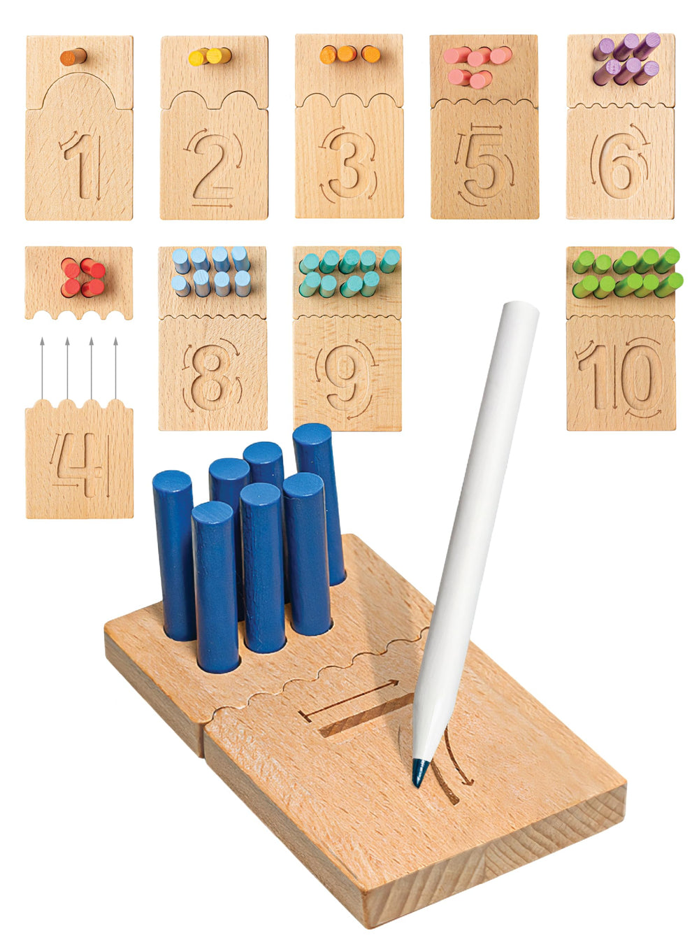 Bimi Boo counting peg boards for early numeracy and hands-on learning