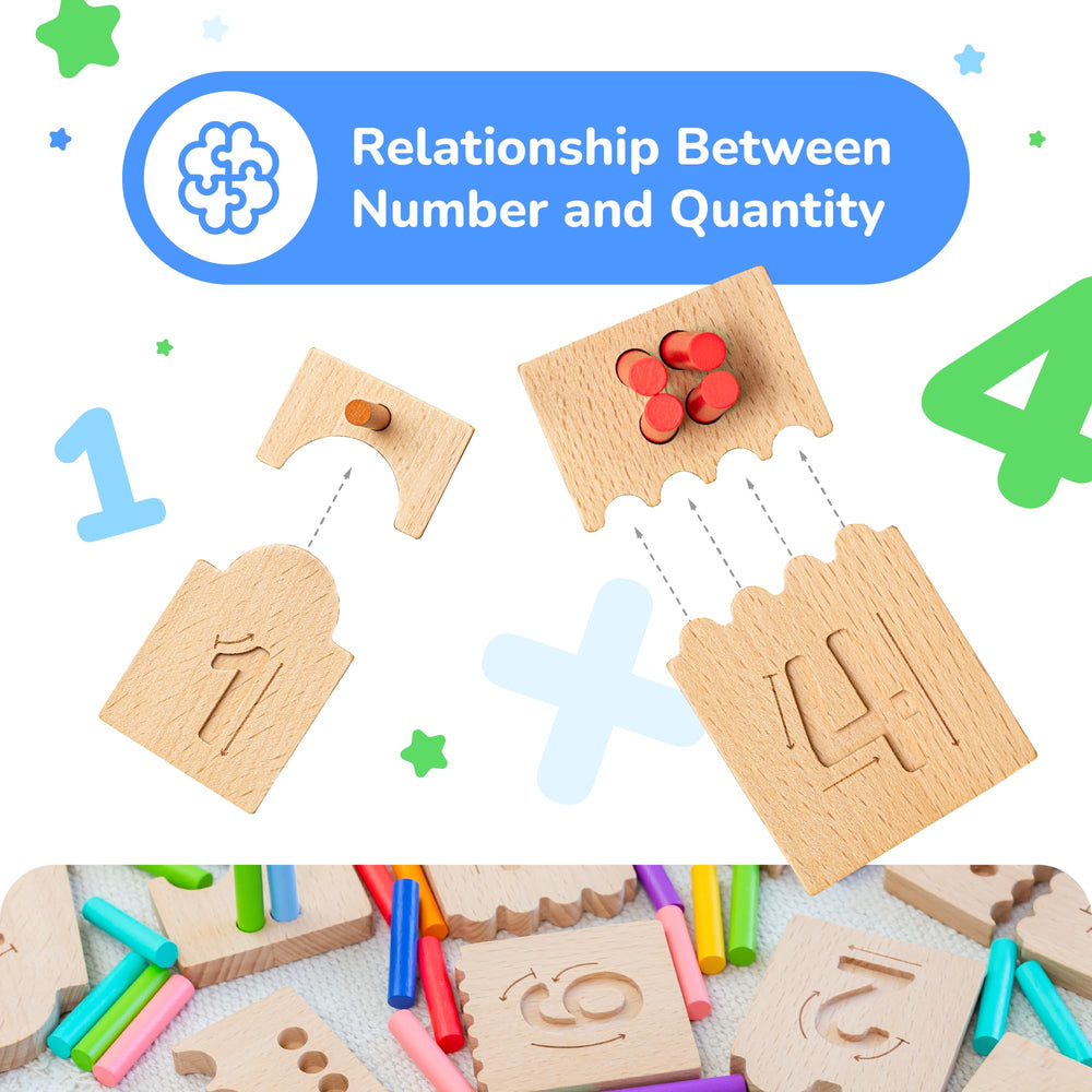 Natural beech wood materials used in Bimi Boo toys