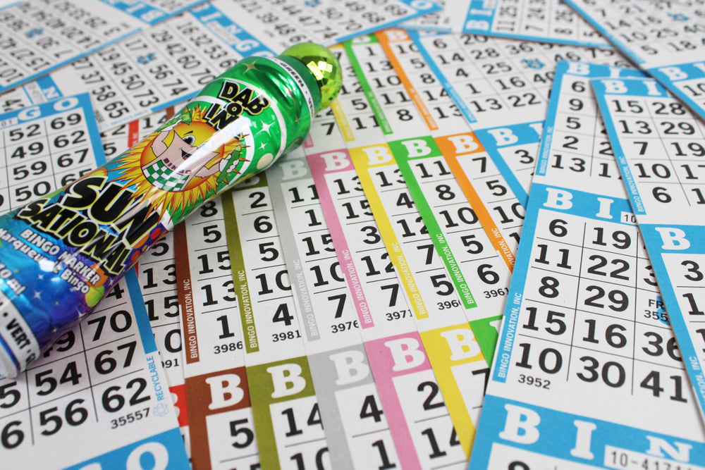 Bingo Books color borders in rotation to keep games organized