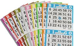 Seniors enjoy a fundraiser session with Bingo Books at a community table