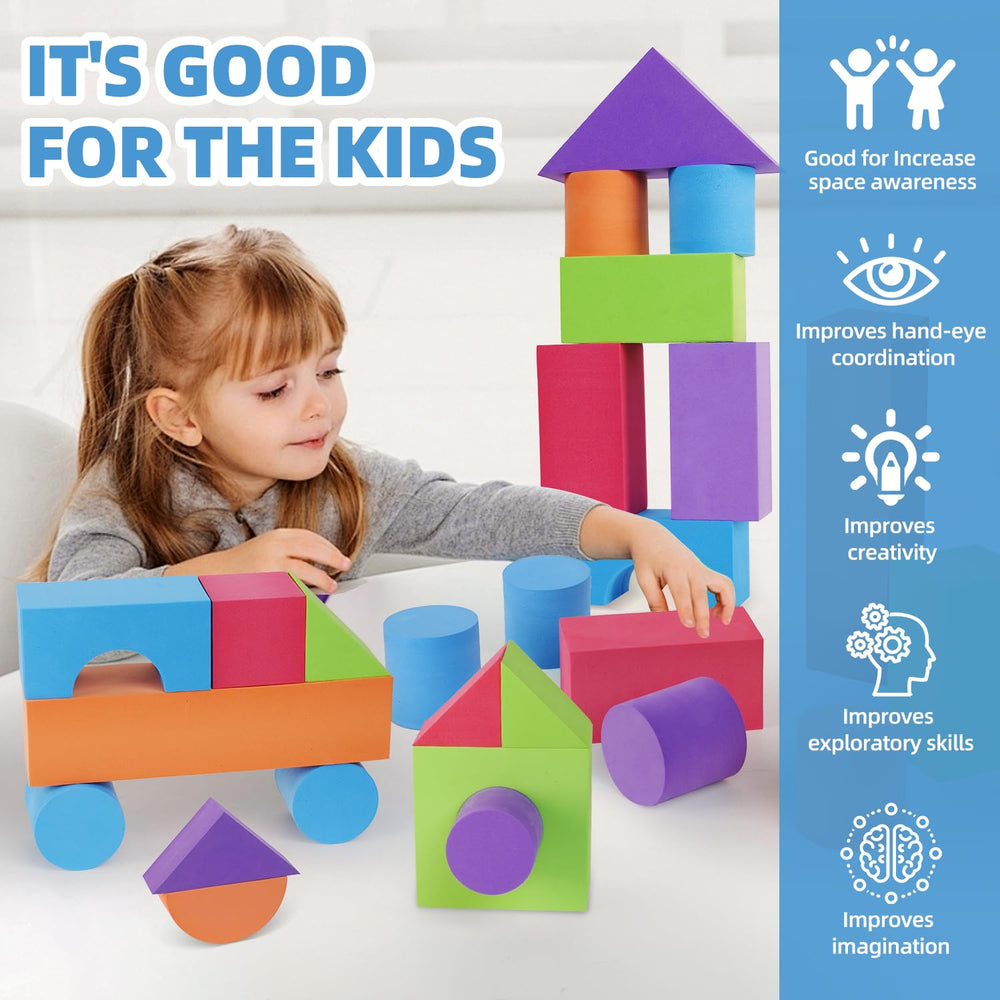 Bingyouth soft EVA foam texture supports sensory exploration during play.