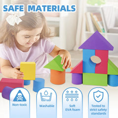 Bingyouth storage bag image highlights mess-free cleanup after building.
