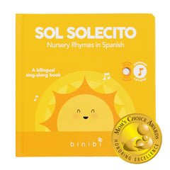 Binibi Sol Solecito song-page illustration for toddlers' musical play.