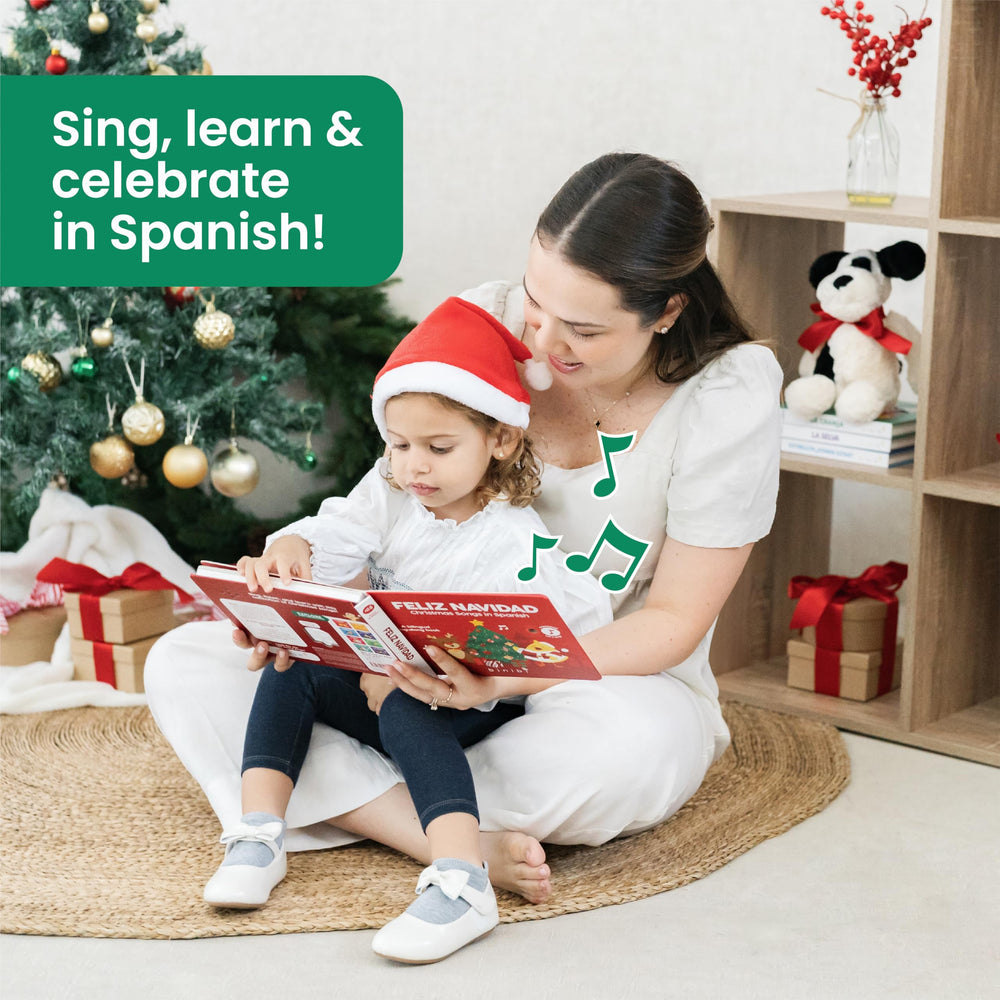 Binibi Spanish Musical Book durable board pages designed for little hands and long-lasting use.