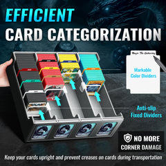 Binirin four toploaders visible for quick commander organization