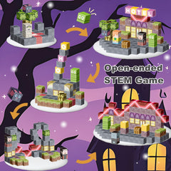 BINZKBB Magnetic Blocks 7 character pieces spark storytelling and design ideas.