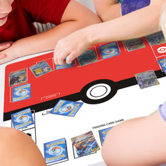 Biouai playmat foldable layout featuring deck, discard, and prize zones for organization.