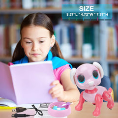 BIRANCO interactive puppy guides kids through imaginative play.
