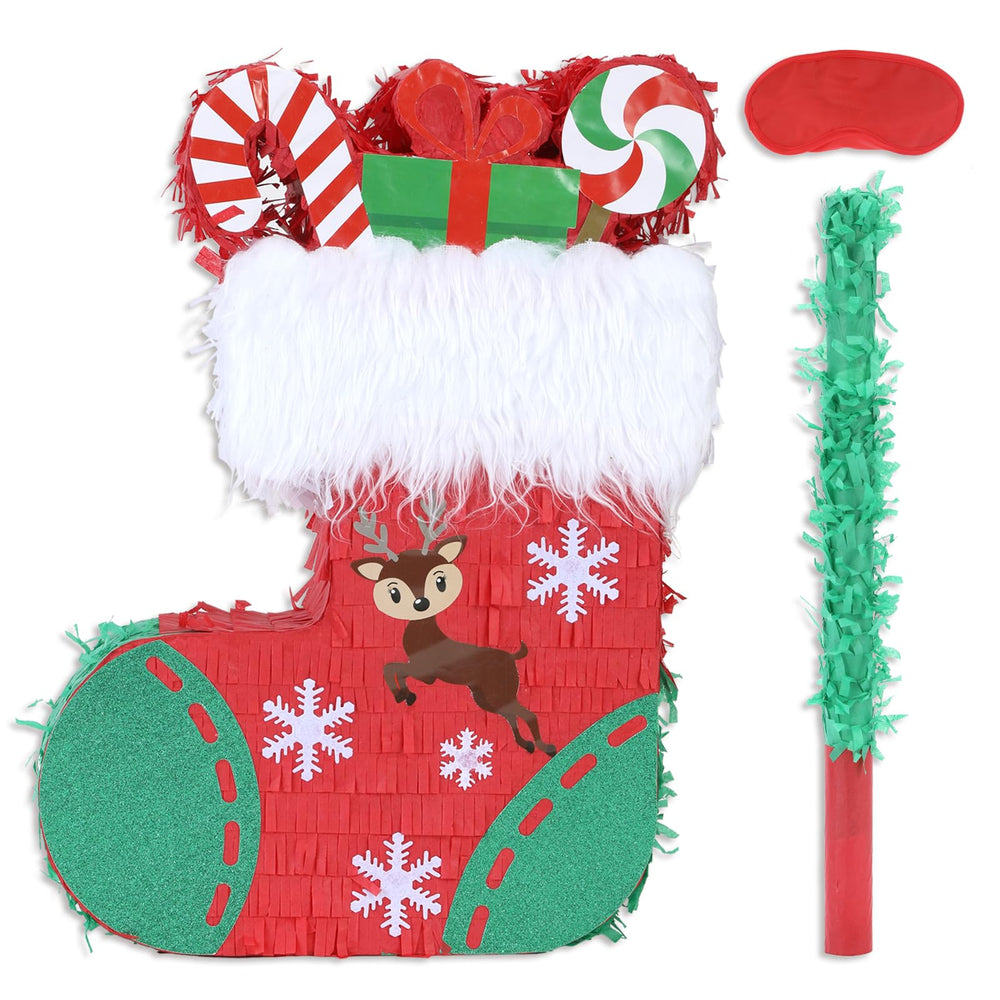 Birchio Christmas pinata full package ready for festive game and decor.