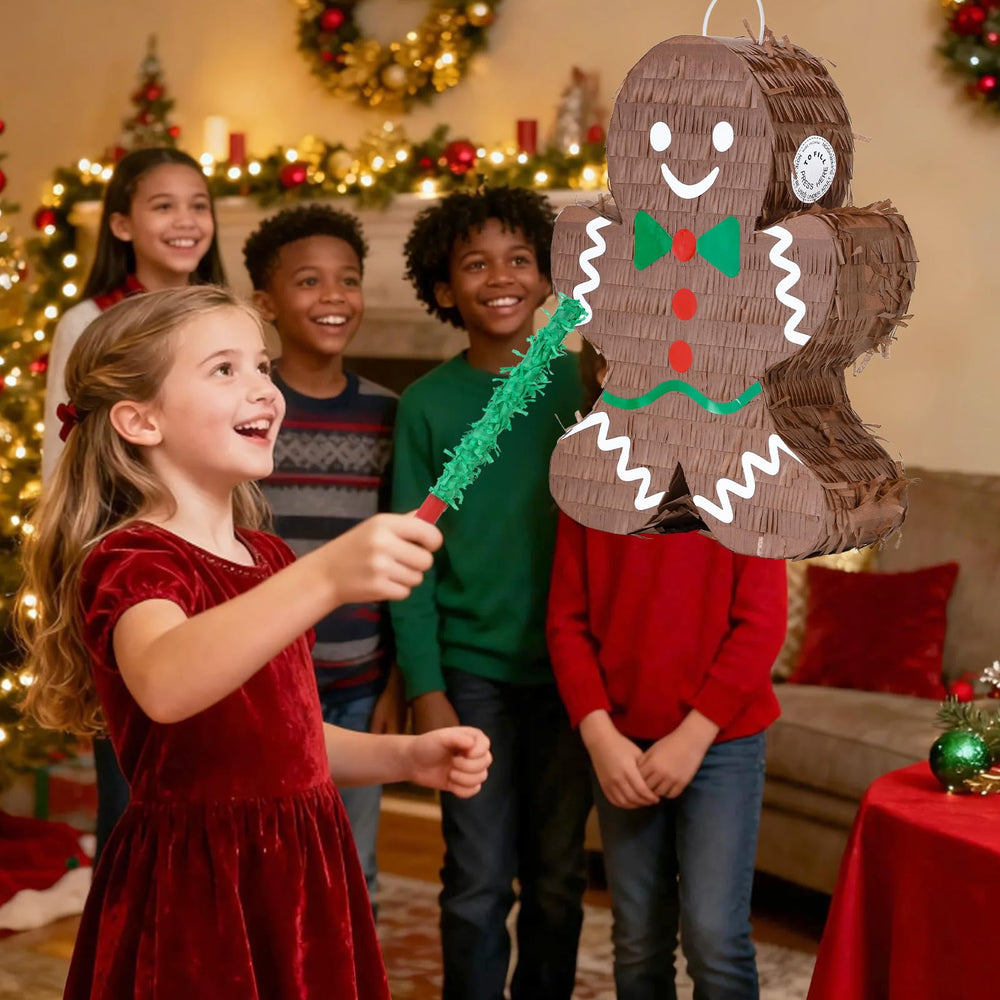 Birchio Christmas Pinata filling port and easy opening for treats
