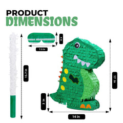 Birchio Pinata with blindfold and bat included for interactive play.