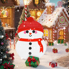 Birchio snowman pinata filled with candies, ideal for treat surprises.
