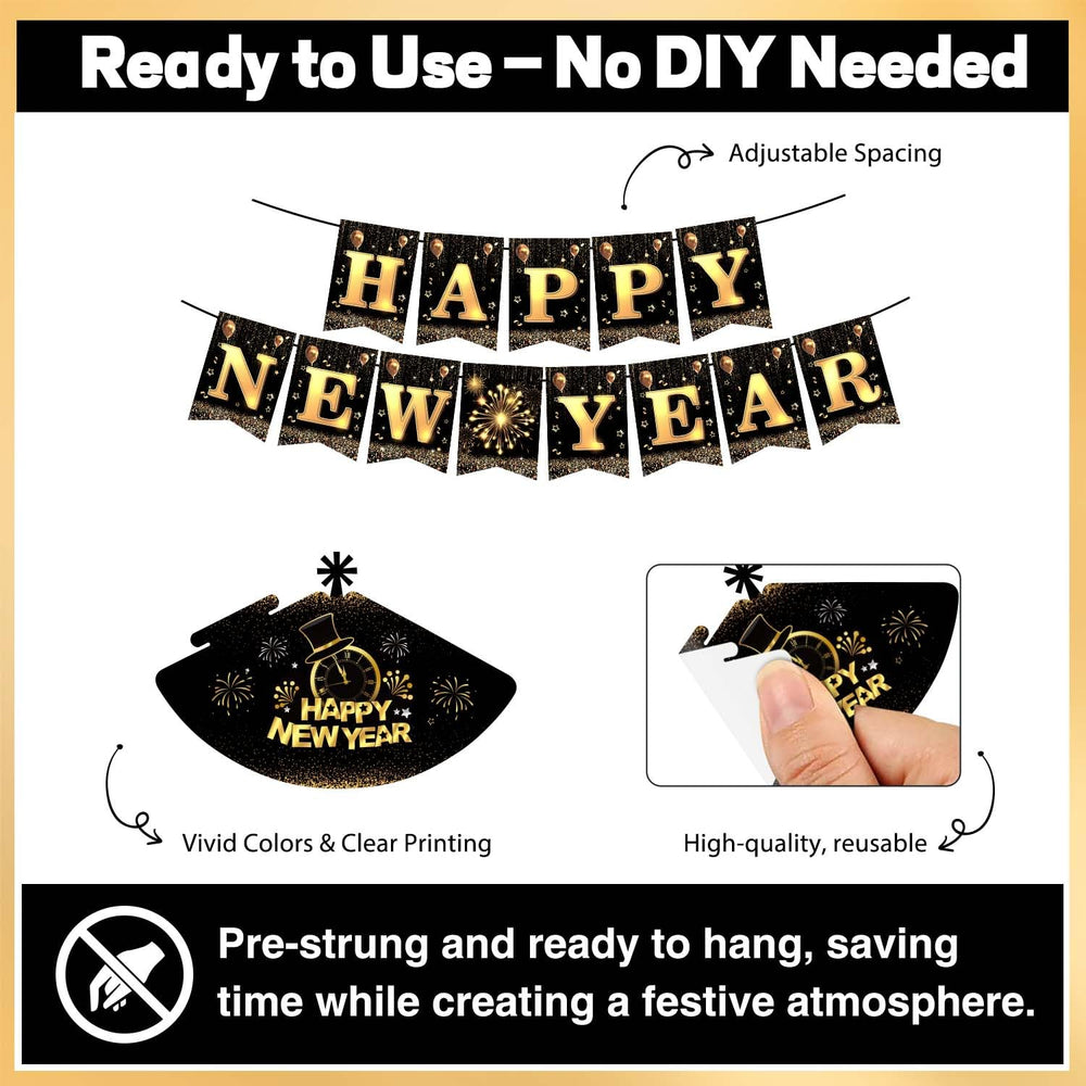 Biswiter Happy New Year headband for group photos