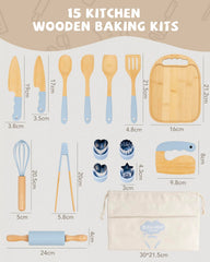 Biticolor kid-friendly baking cutters in a blue set for creative shaping