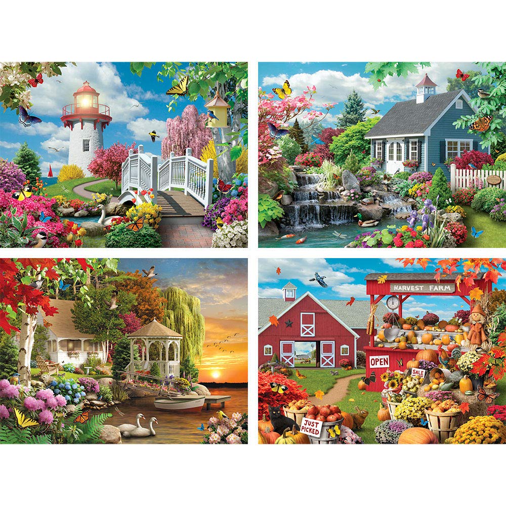 Bits and Pieces 500-piece bundle featuring Alan Giana art for engaging evenings.
