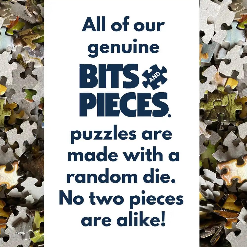 Bits and Pieces Artist Alan Giana design, art-inspired jigsaw for adults.