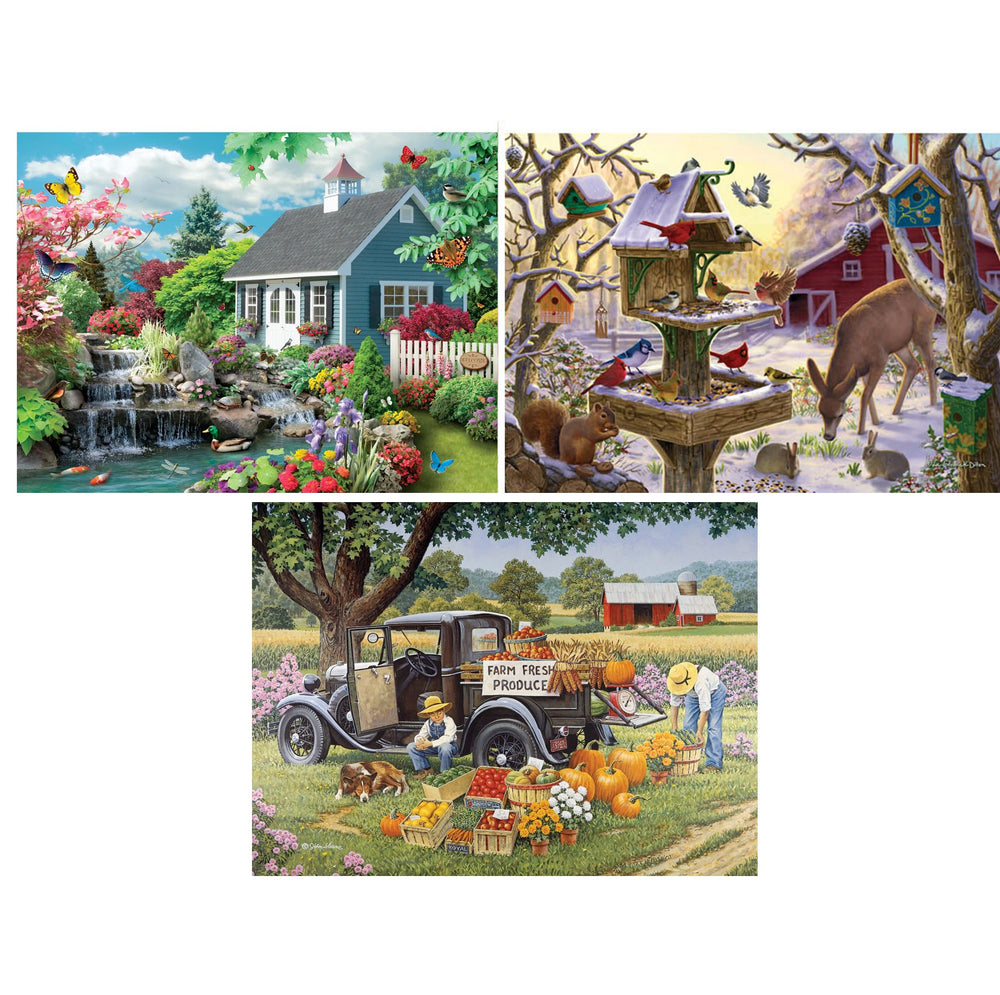 Bits and Pieces Dream Landscape 50-piece puzzle for quick, satisfying challenges