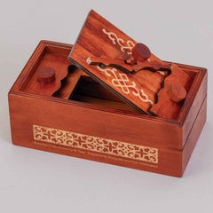 Bits and Pieces Secret Money Puzzle Box for secure cash storage