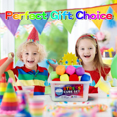 BitsFun individually wrapped stress cubes, perfect for gifts and party favors.
