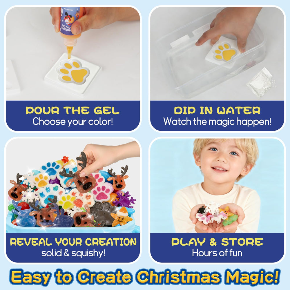 BitsFun Santa-Snowman-Reindeer molds ready for holiday storytelling