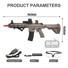 BIU BLASTER 7-4V 1400mAh battery provides long lasting power for extended sessions.